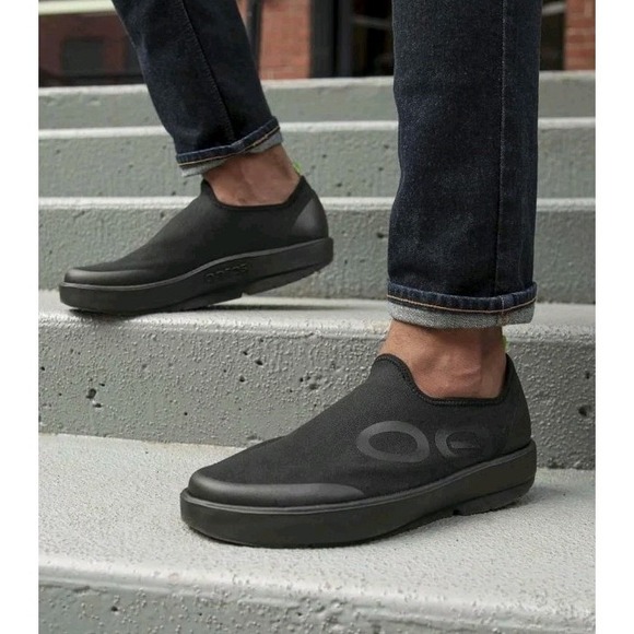 Oofos OOmg eeZee Walking Shoes Mens Sz 11 Low Recovery Slip on Loafer‎ Sneaker main image 6